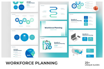 Workface Planning Infographic PowerPoint Template